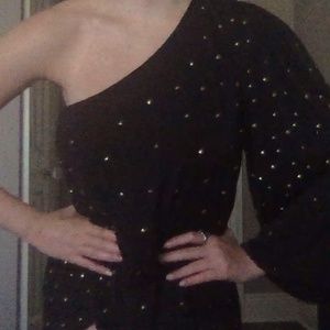 Halston Heritage One-Sleeve Shirt